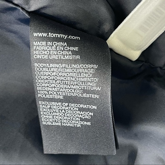 Tommy Hilfiger Women’s Navy Button down Demi season Jacket size M - Picture 10 of 12